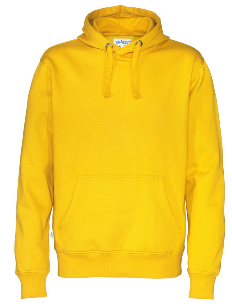 HOODIE MAN - GOTS GECERTIFICEERD — Geel