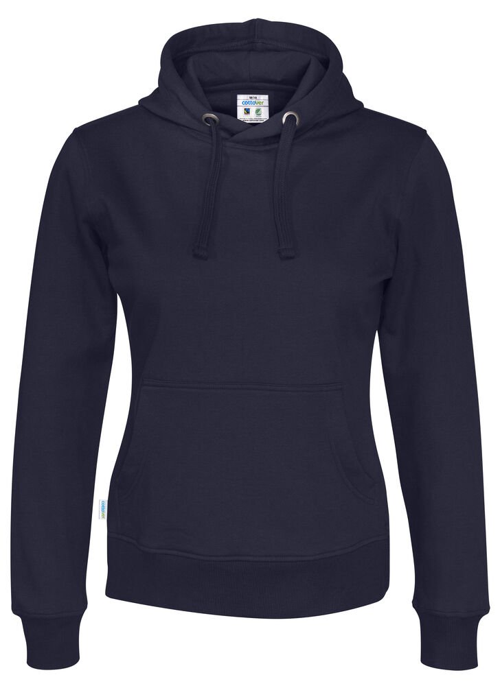 HOODIE LADY - GOTS GECERTIFICEERD — Marine
