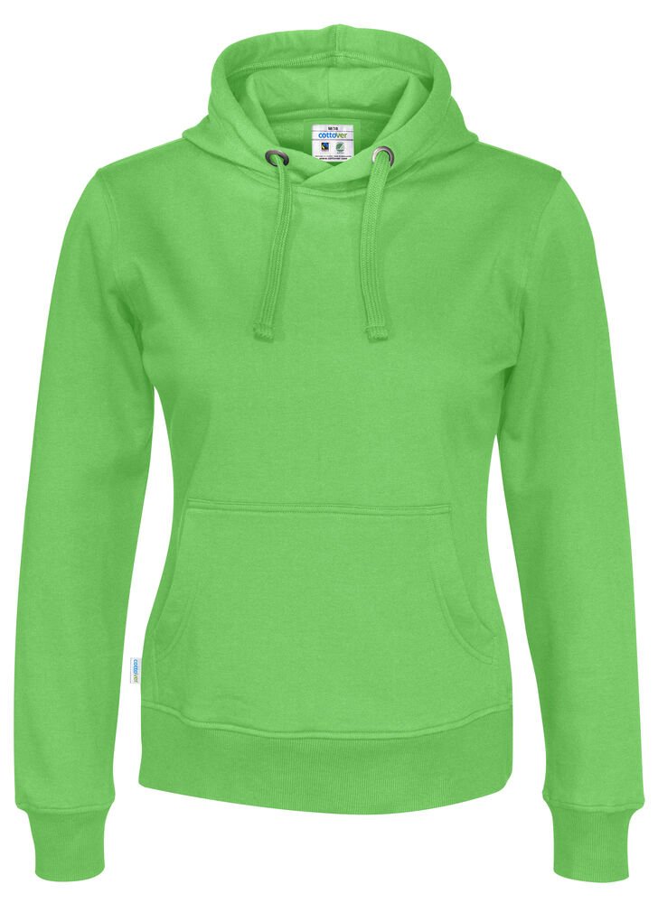 HOODIE LADY - GOTS GECERTIFICEERD — Groen