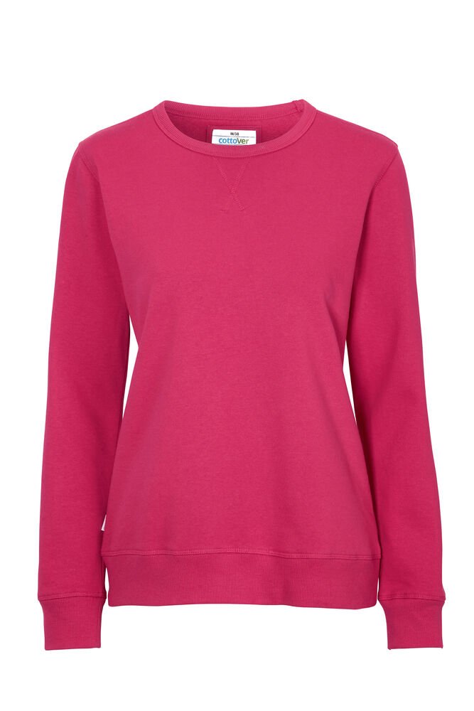 SWEATER CREW NECK LADY - GOTS GECERTIFICEERD — Kersrood