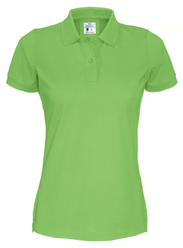 POLO PIQUE LADY - GOTS GECERTIFICEERD — Groen