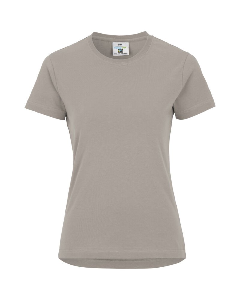 T-SHIRT LADY - GOTS GECERTIFICEERD — Donker Zand