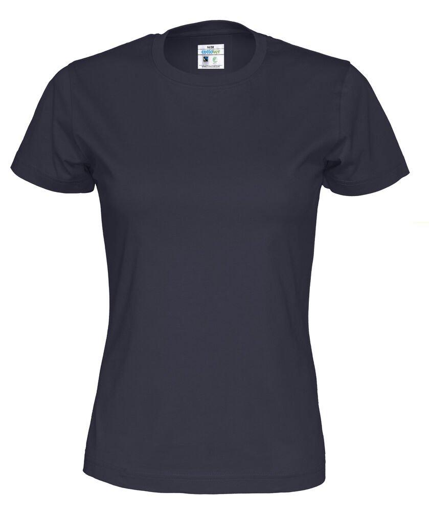 T-SHIRT LADY - GOTS GECERTIFICEERD — Marine