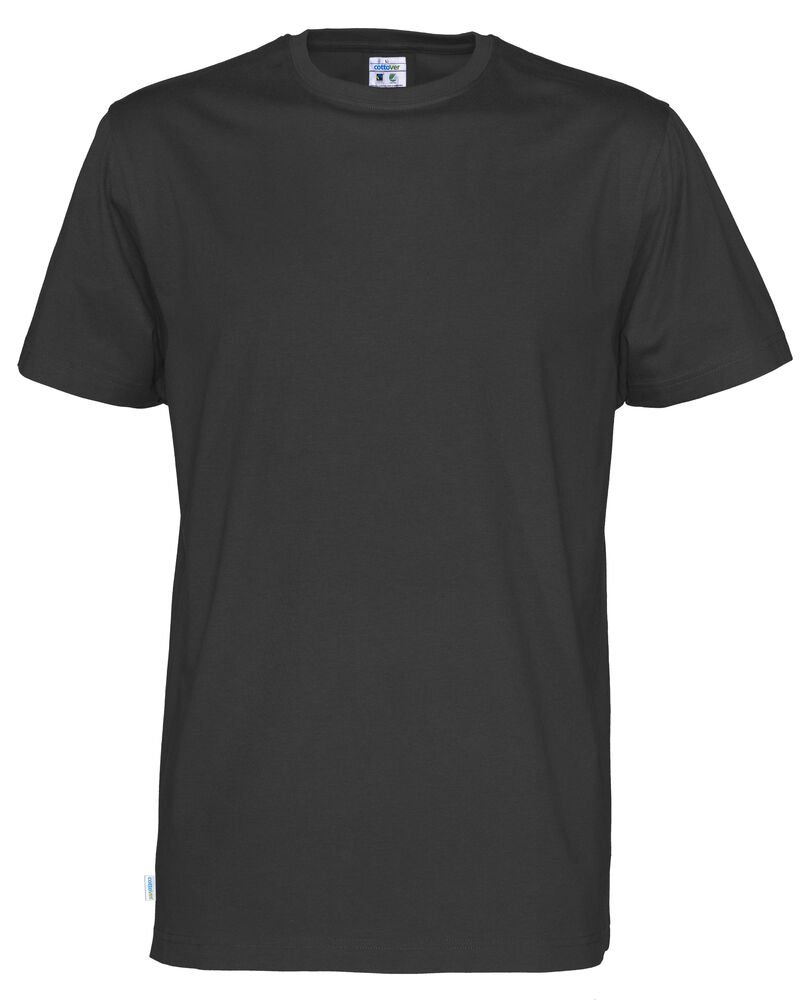 T-SHIRT MAN - GOTS GECERTIFICEERD — Zwart