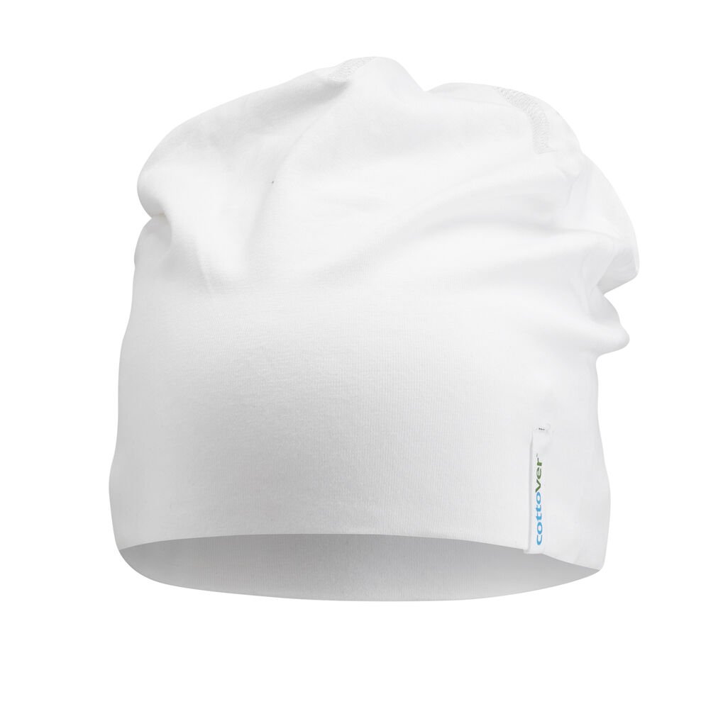 BEANIE - GOTS GECERTIFICEERD — Wit