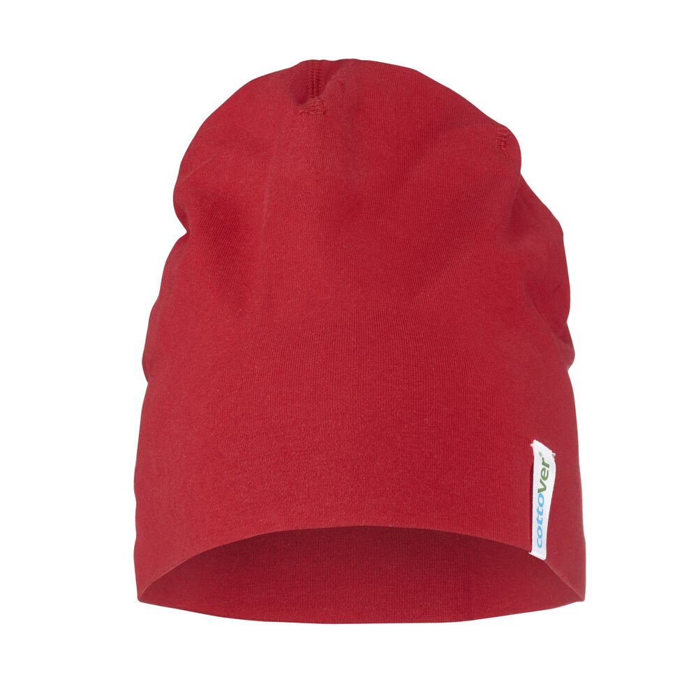 BEANIE - GOTS GECERTIFICEERD — Rood