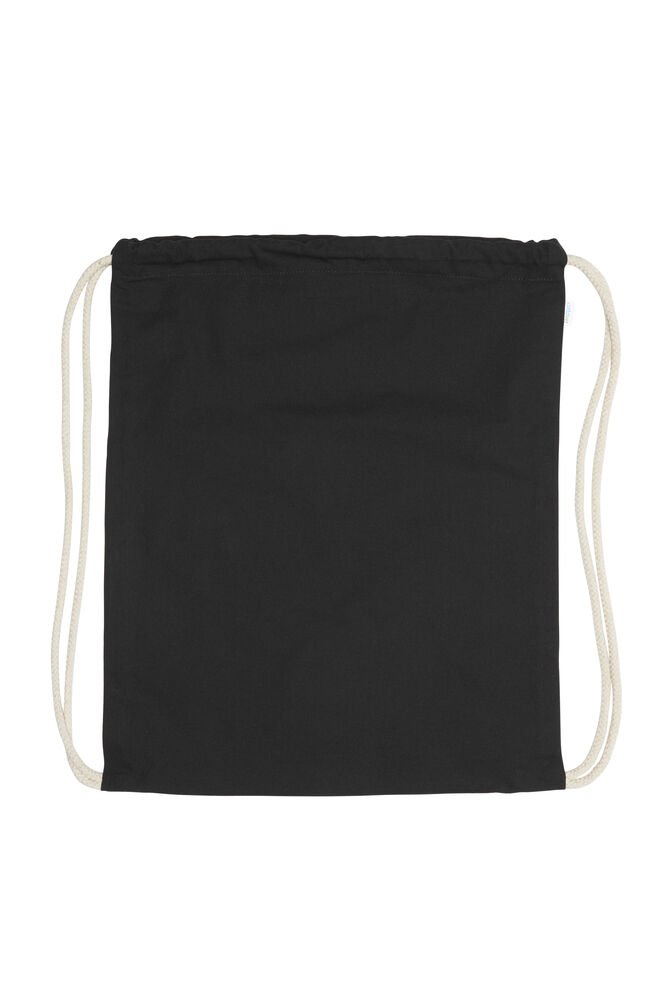 GYMBAG - GOTS GECERTIFICEERD — Zwart
