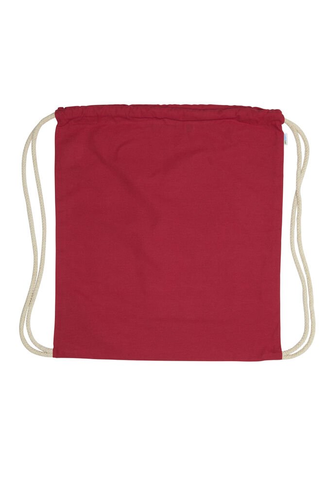 GYMBAG - GOTS GECERTIFICEERD — Rood