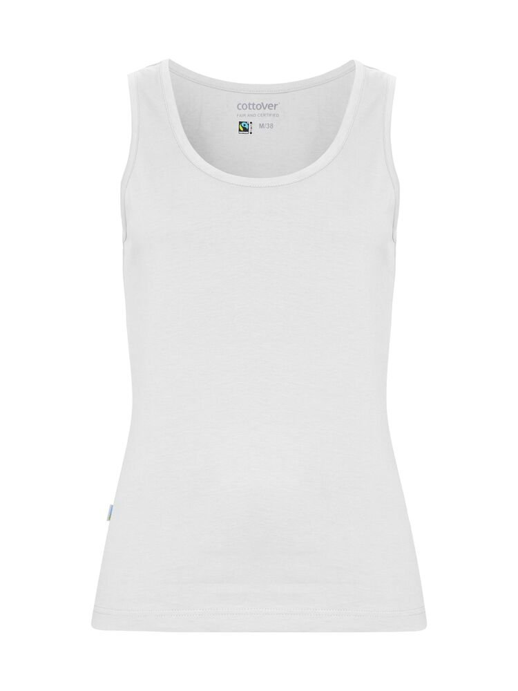 Tanktop Lady Top dames — Wit
