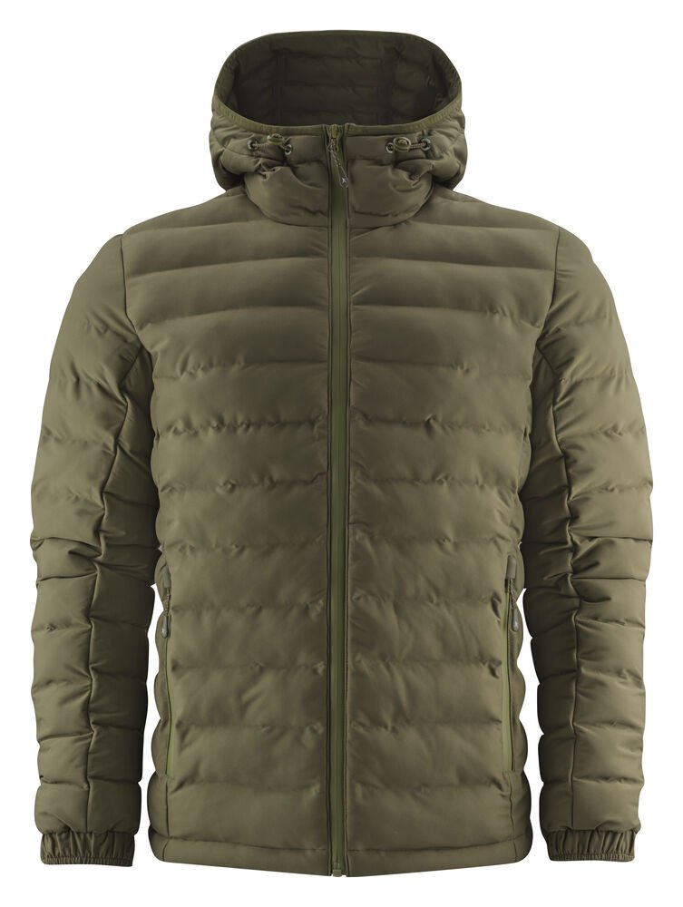 Woodlake Heights Winterjas Heren — Mosgroen