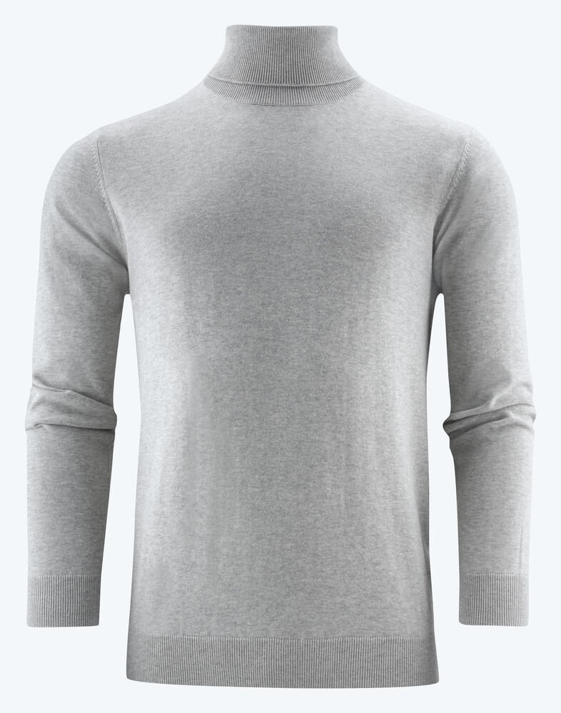 Ashland Turtle Gebreide Sweater Heren — Grijs Mêlée