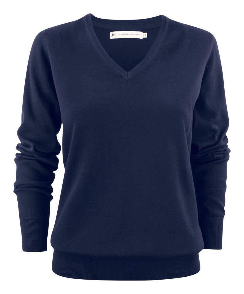 Ashland V  Gebreide Sweater Dames — Marine