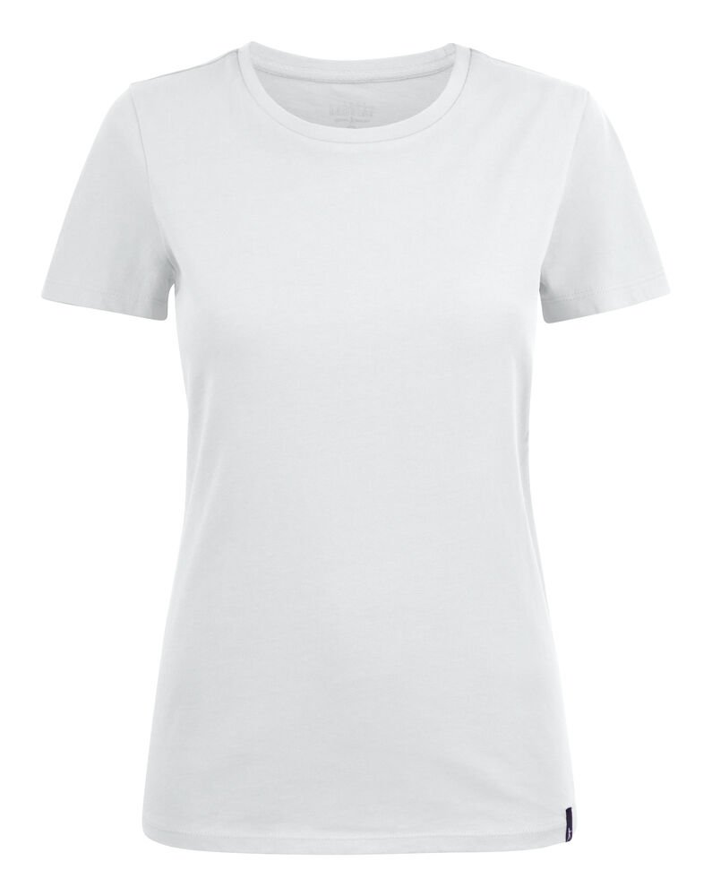 American U  T-Shirt Dames — Wit