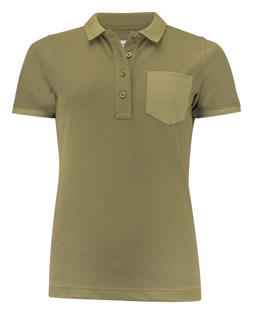 Pinedale Polo Pique Dames — Mosgroen