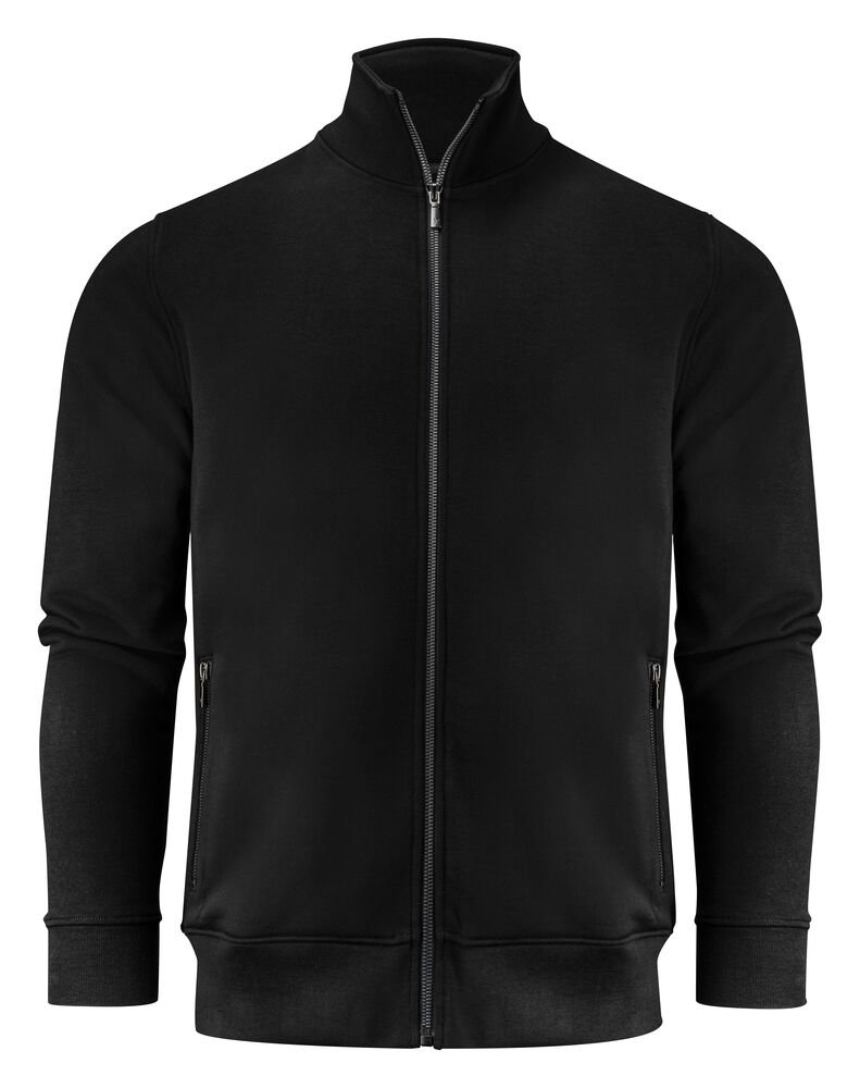 Melville Heights Sweater Volledige Rits Heren — Zwart