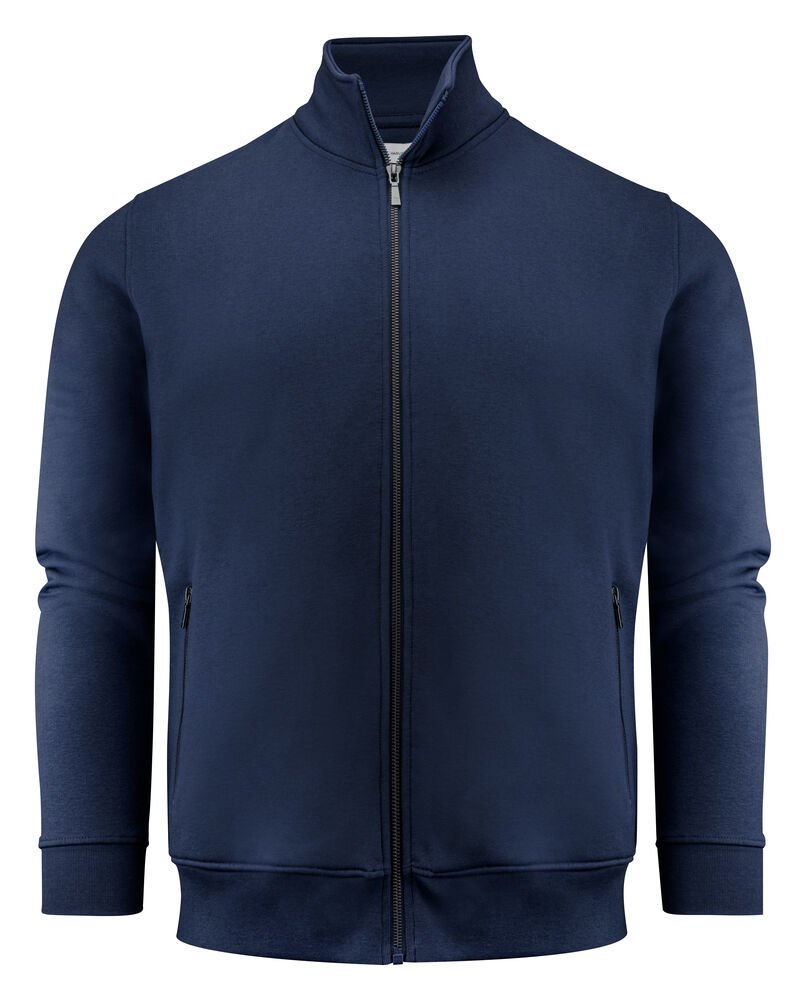 Melville Heights Sweater Volledige Rits Heren — Marine