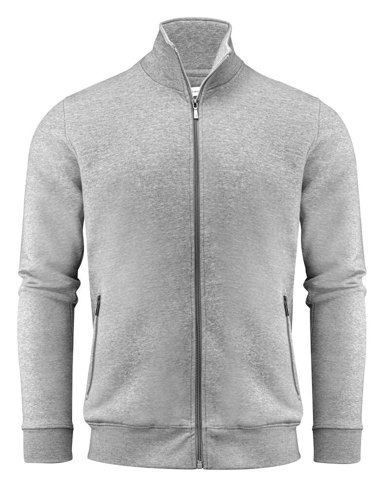 Melville Heights Sweater Volledige Rits Heren — Grijs Mêlée