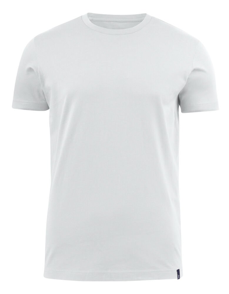 American U T-Shirt Heren — Wit
