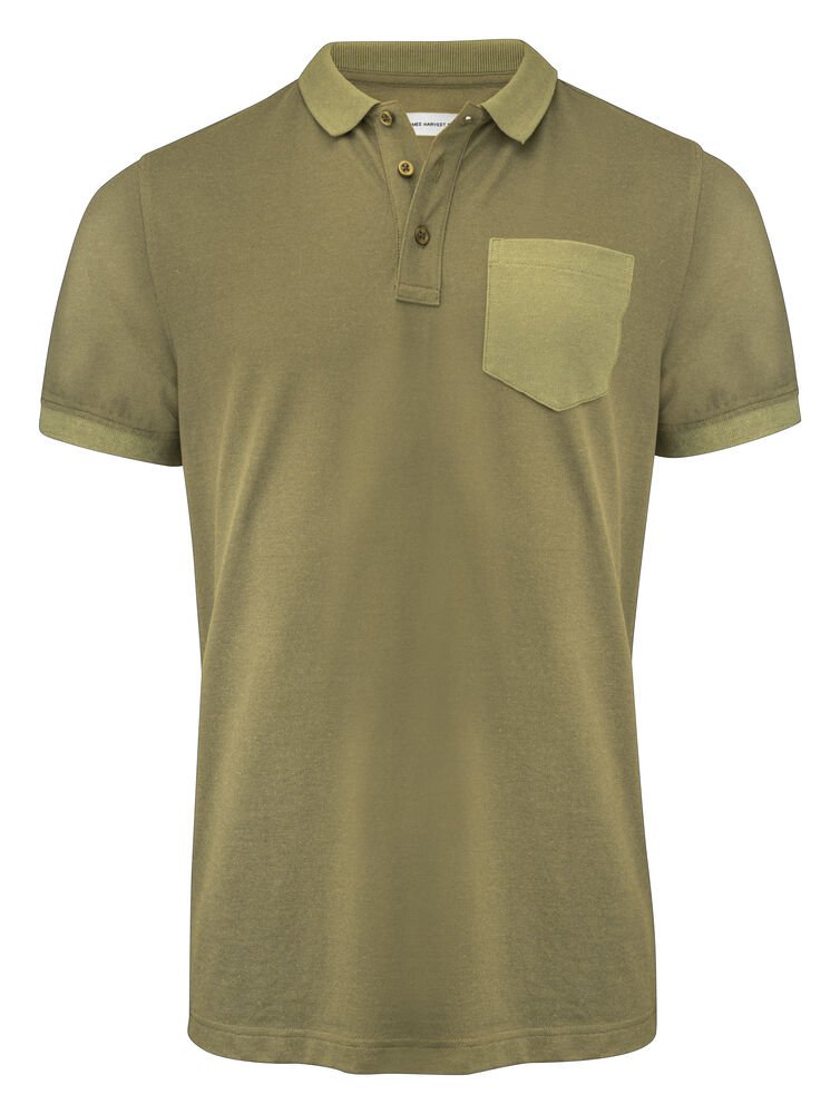 Pinedale Polo Pique Heren — Mosgroen