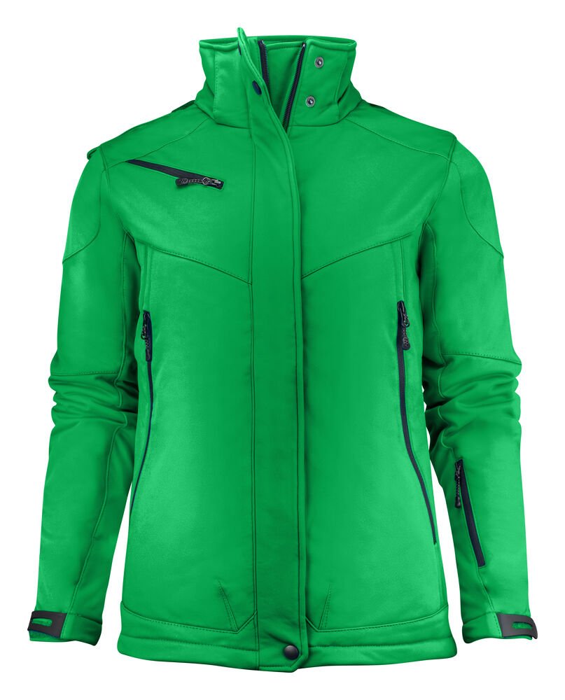 Skeleton Softshell Jas Dames — Frisgroen
