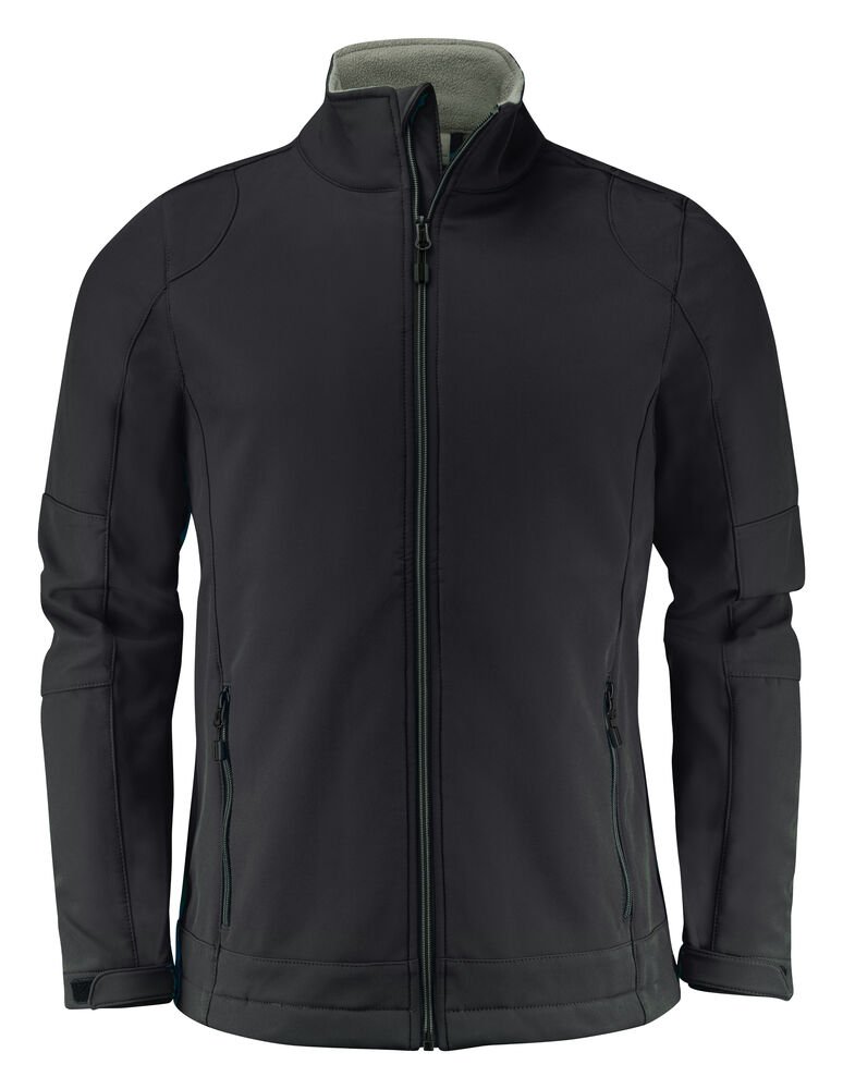 Trial Softshell Jas Heren — Zwart