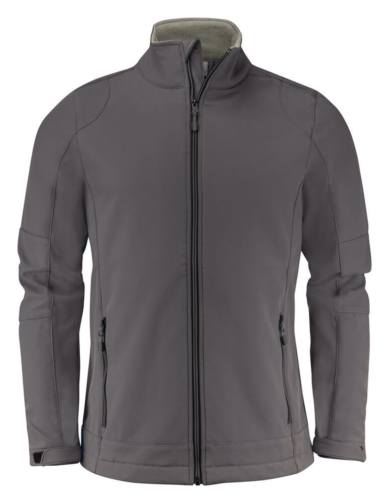 Trial Softshell Jas Heren — Staalgrijs