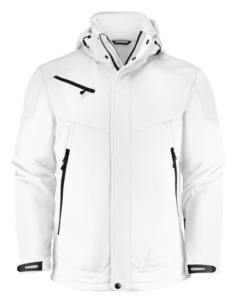 Skeleton Softshell Jas Heren — Wit