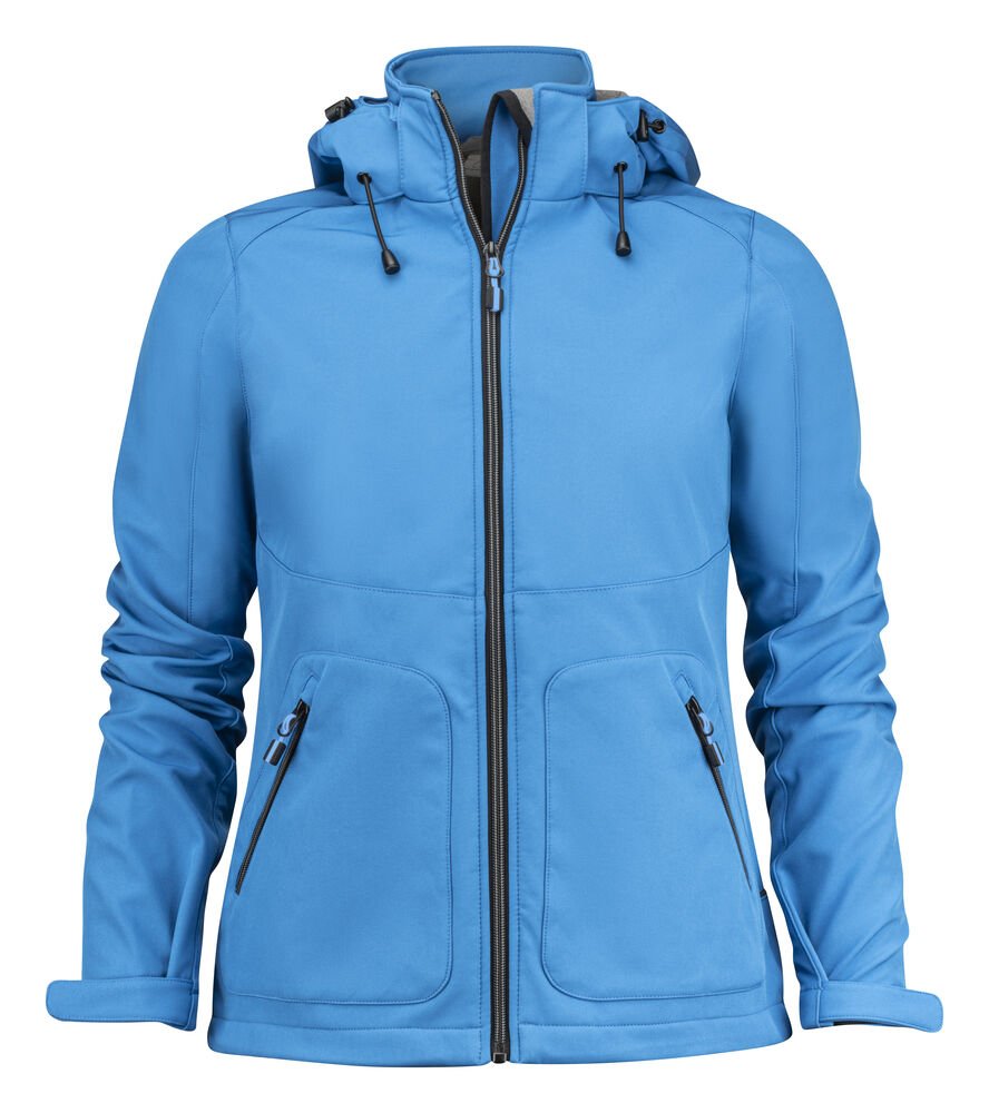 Karting Softshell Jas Dames — Oceaan Blauw