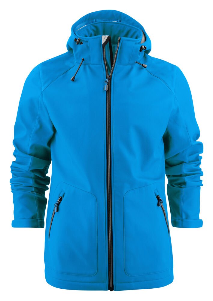 Karting Softshell Jas Heren — Oceaan Blauw