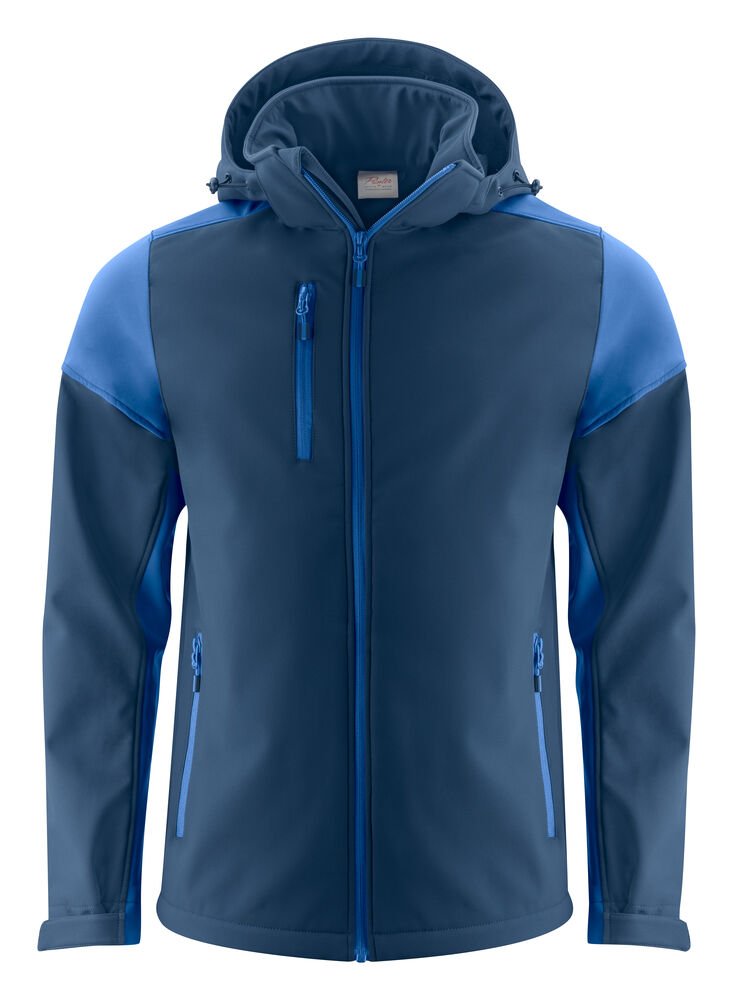 Prime Softshell Jas Heren — Marine/Kobalt