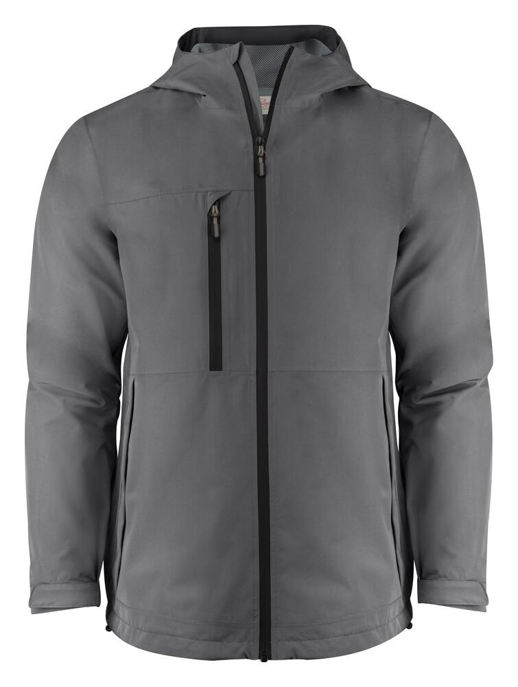 Hiker Shell Jas Heren — Staalgrijs