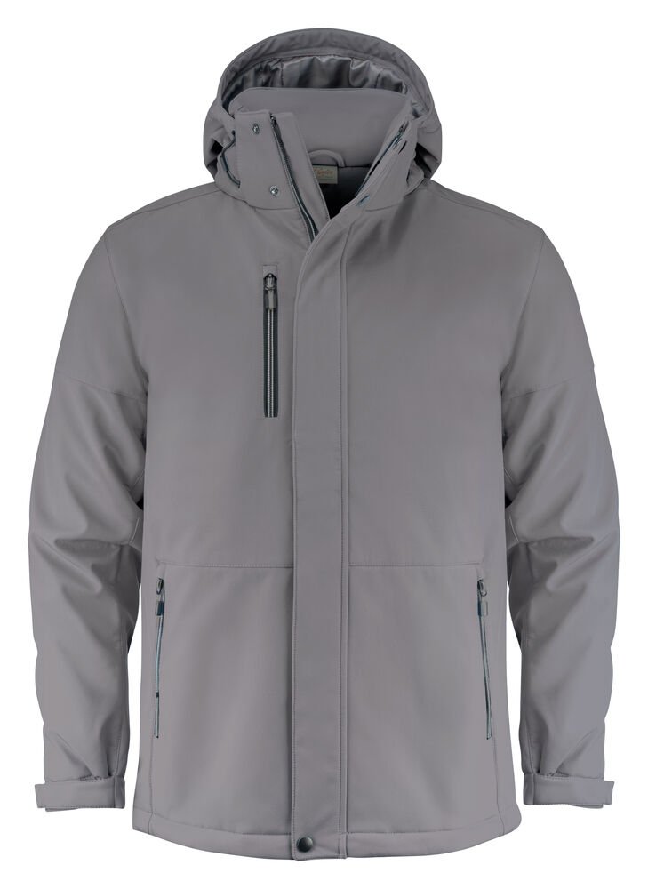 Overlanding Softshell Jas Heren — Staalgrijs