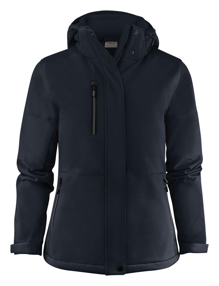 Overlanding Softshell Jas Dames — Donker Marine