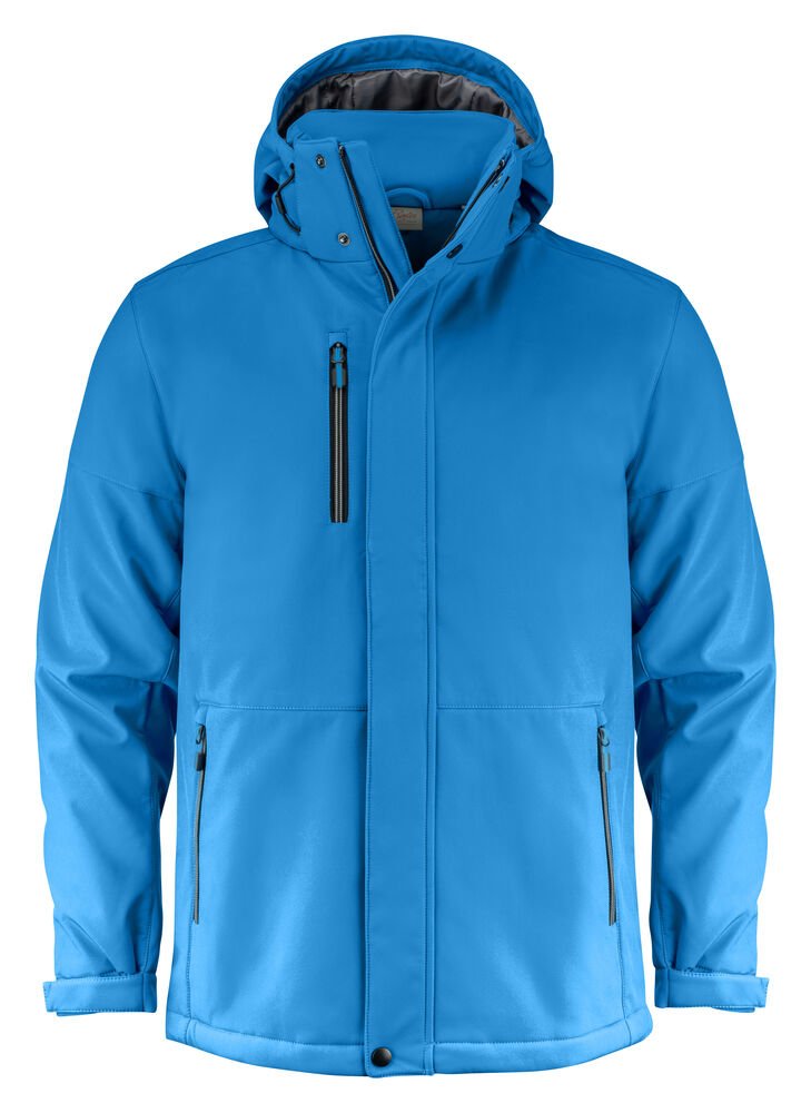 Overlanding Softshell Jas Heren — Oceaan Blauw