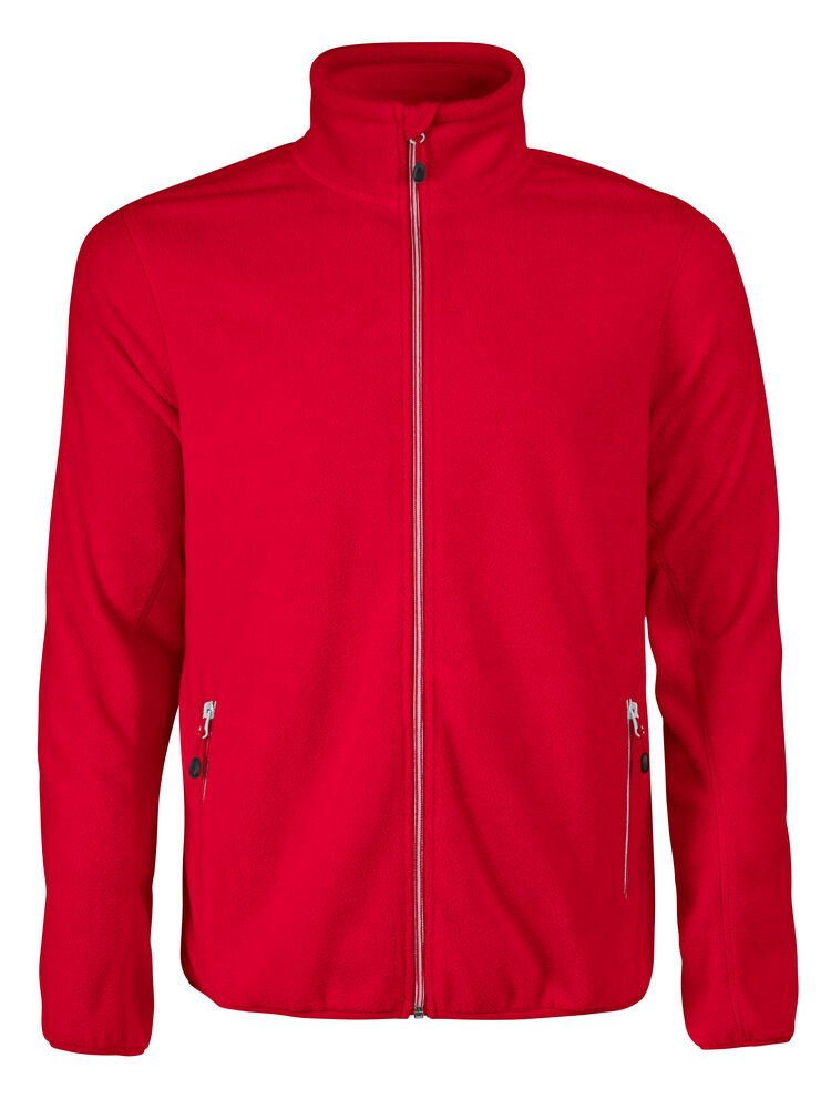 Rocket Fleece Jas Heren — Rood