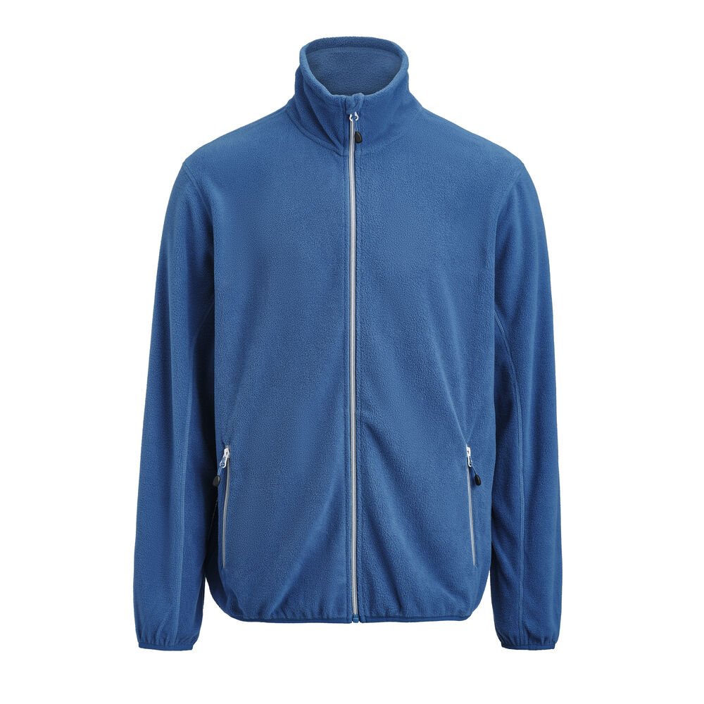 Twohand Fleece Jas Heren — Helder Blauw