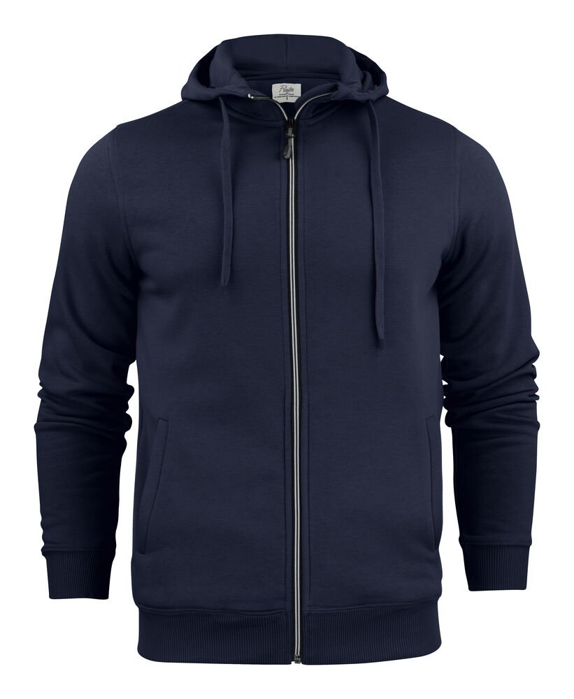 Overhead Sweater Volledige Rits Heren — Donker Marine