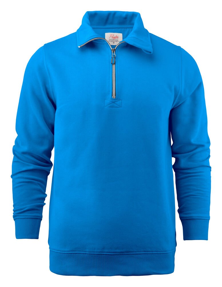 Rounders RSX Sweater Halve Rits Unisex — Oceaan Blauw