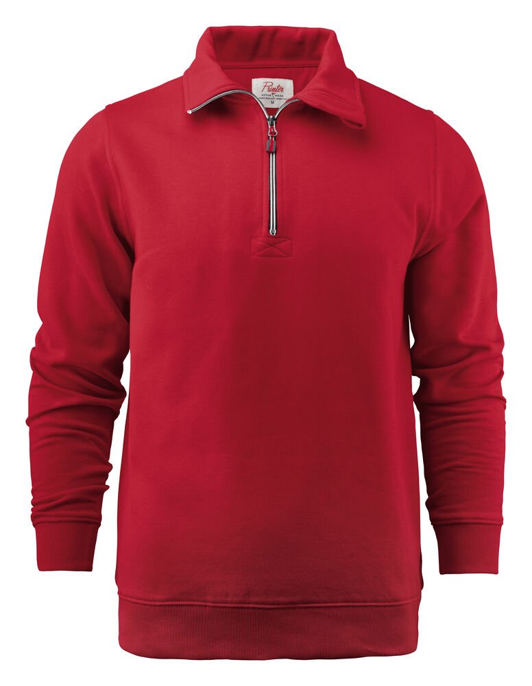 Rounders RSX Sweater Halve Rits Unisex — Rood