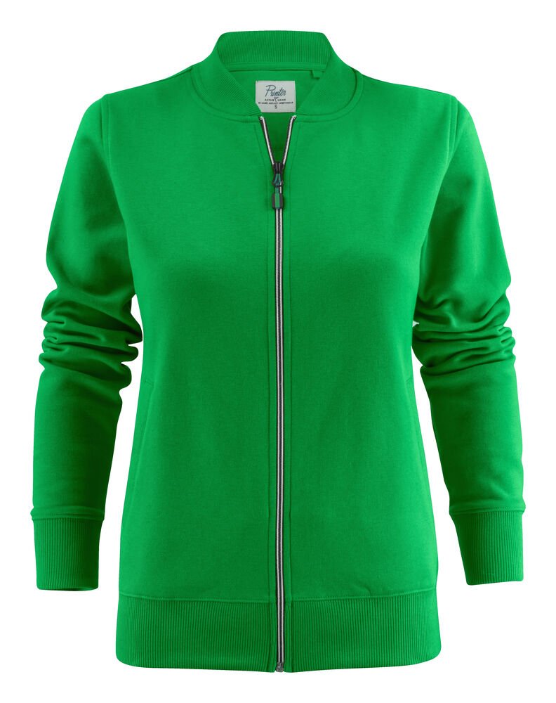 Javelin Sweater Volledige Rits Dames — Frisgroen