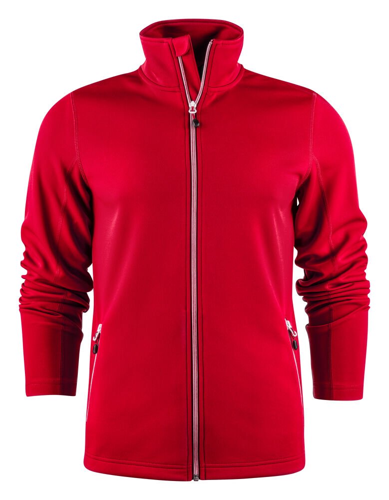 Powerslide Sweater Volledige Rits Heren — Rood