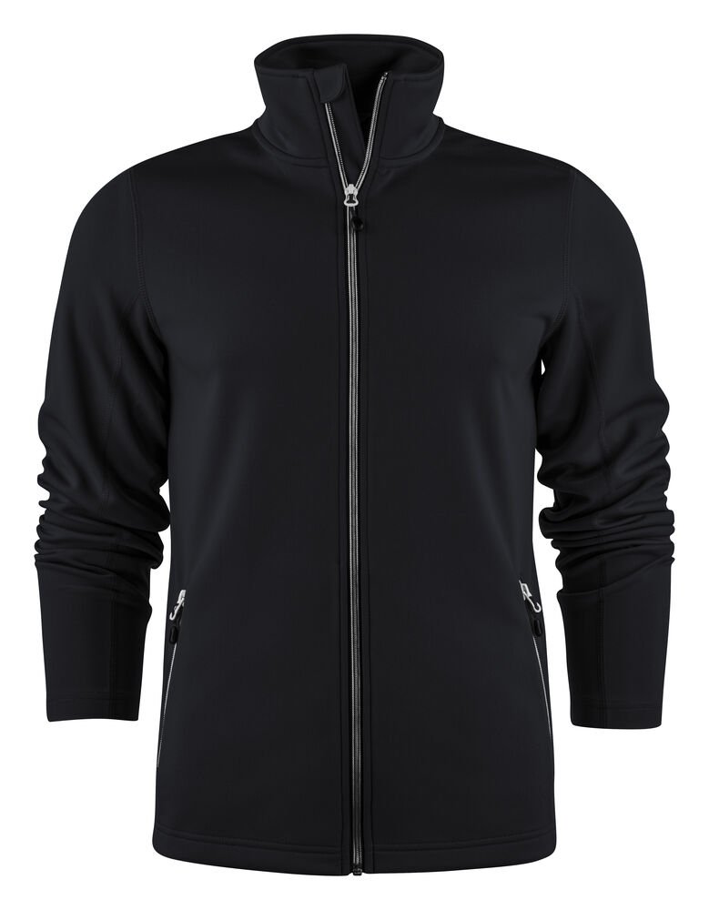 Powerslide Sweater Volledige Rits Heren — Zwart