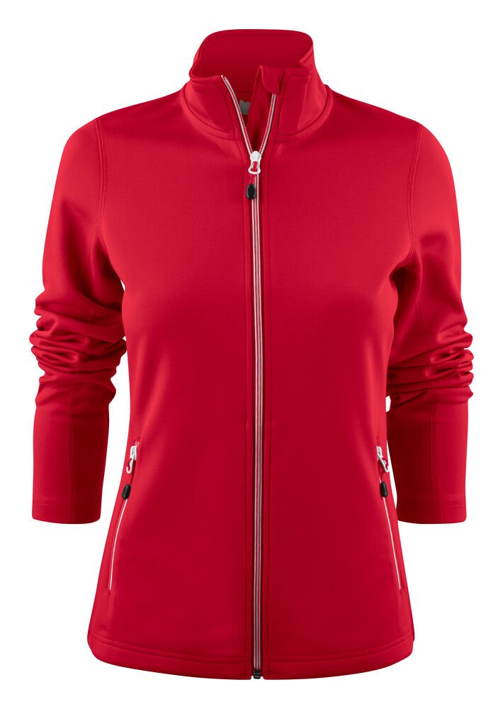 Powerslide Sweater Volledige Rits Dames — Rood
