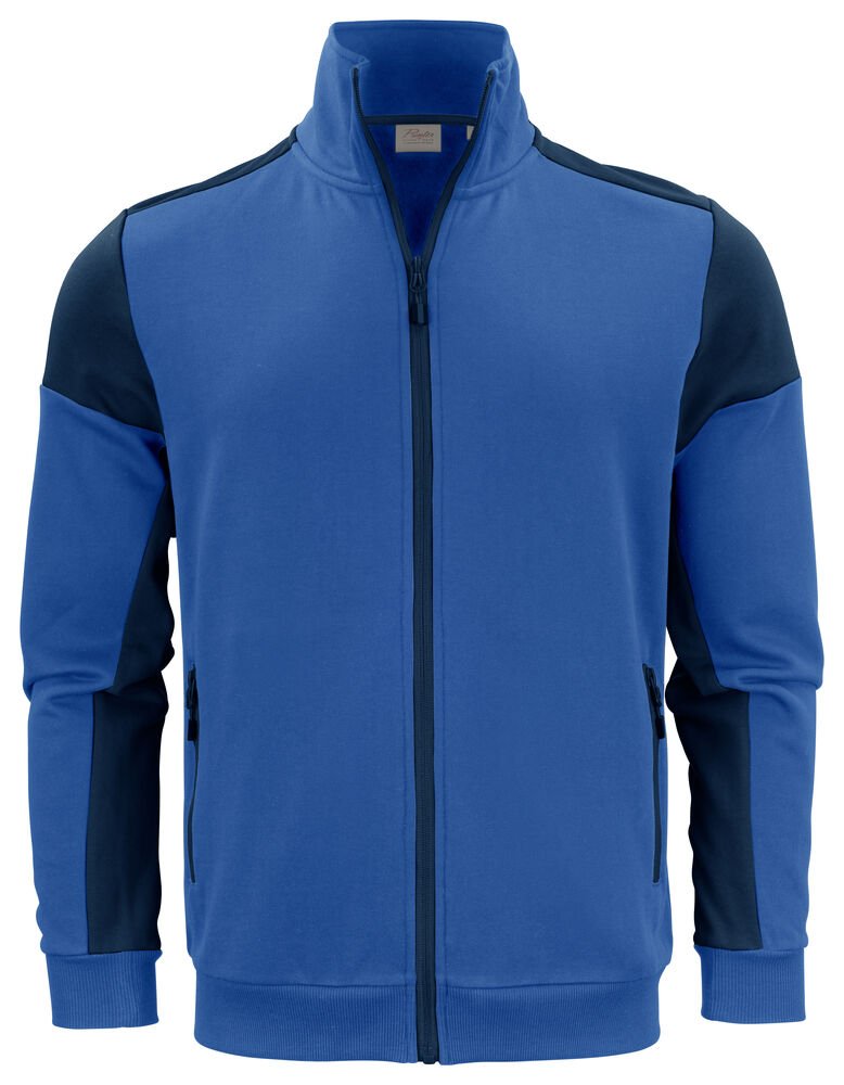 Prime Sweater Volledige Rits Heren — Kobalt/Marine