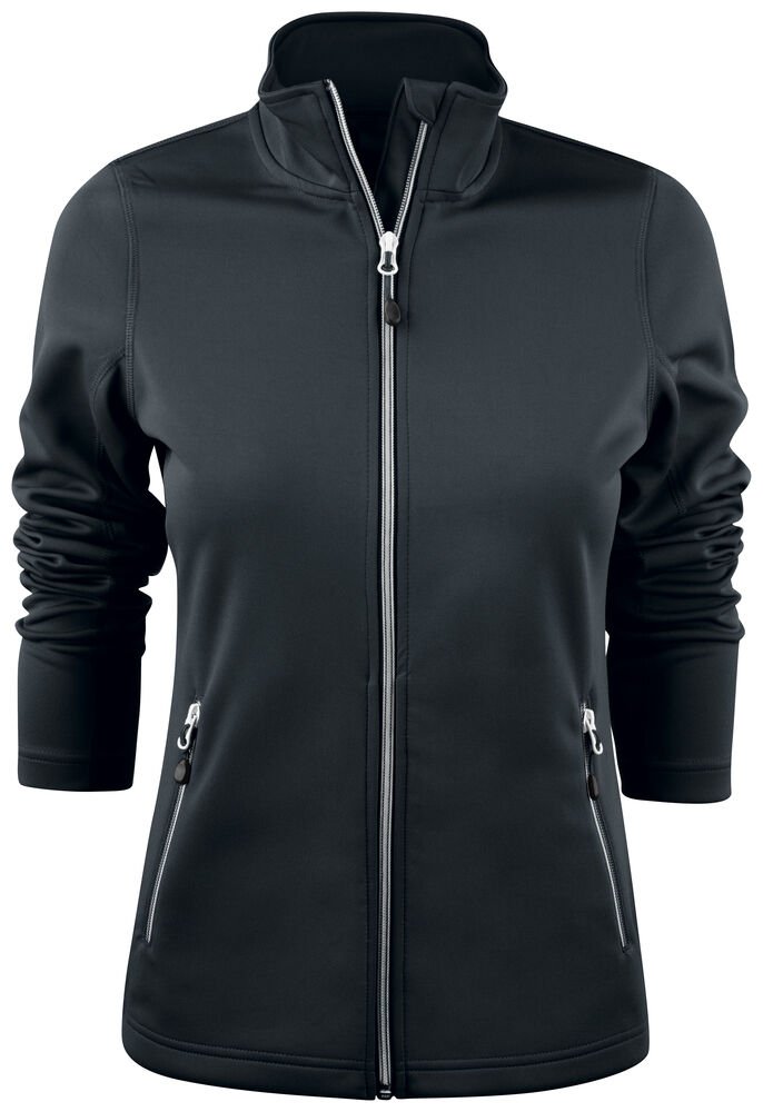 Powerslide Sweater Volledige Rits Dames — Zwart
