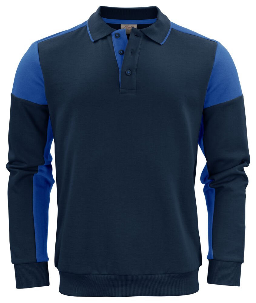 Prime Polosweater Unisex — Marine/Kobalt