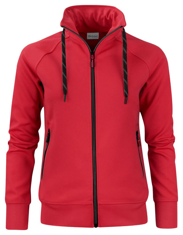 Jog RSX Sweater Volledige Rits Dames — Rood