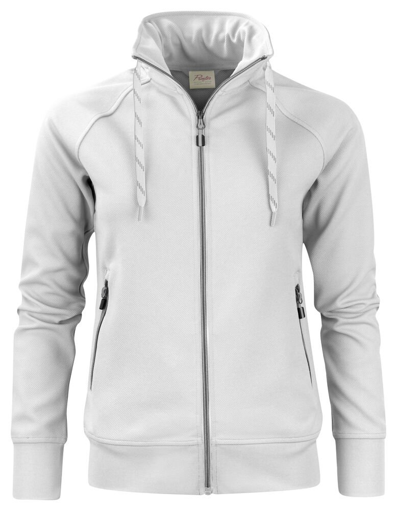 Jog RSX Sweater Volledige Rits Dames — Wit