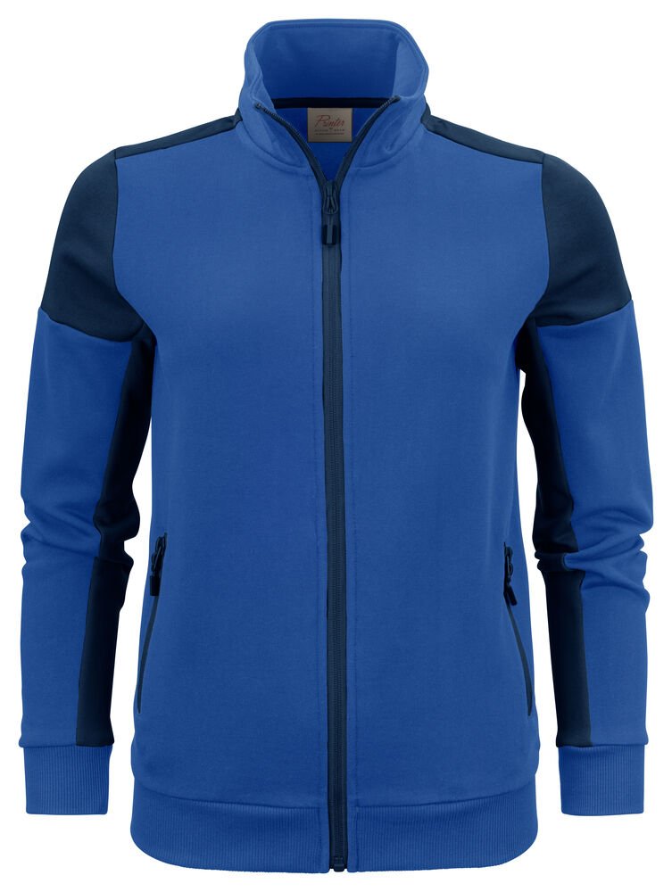 Prime Sweater Volledige Rits Dames — Kobalt/Marine