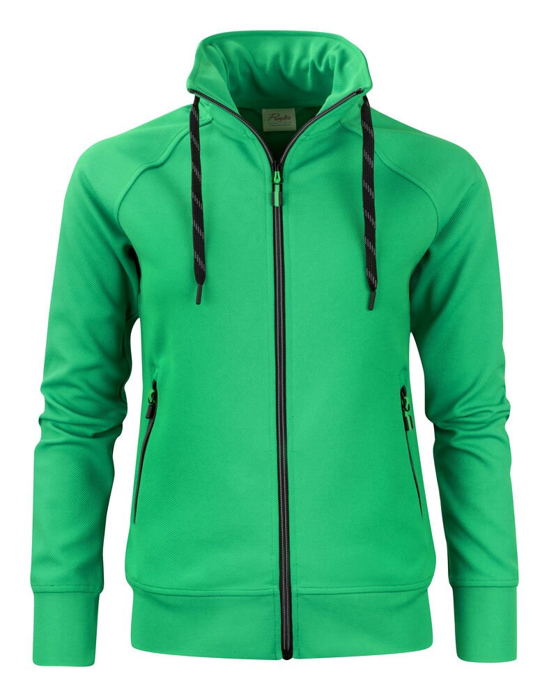 Jog RSX Sweater Volledige Rits Dames — Frisgroen